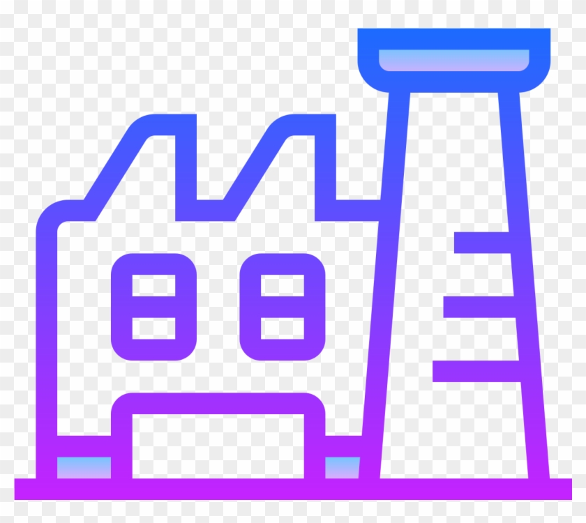 Manufacturing Plant Icon Png - Production #632531