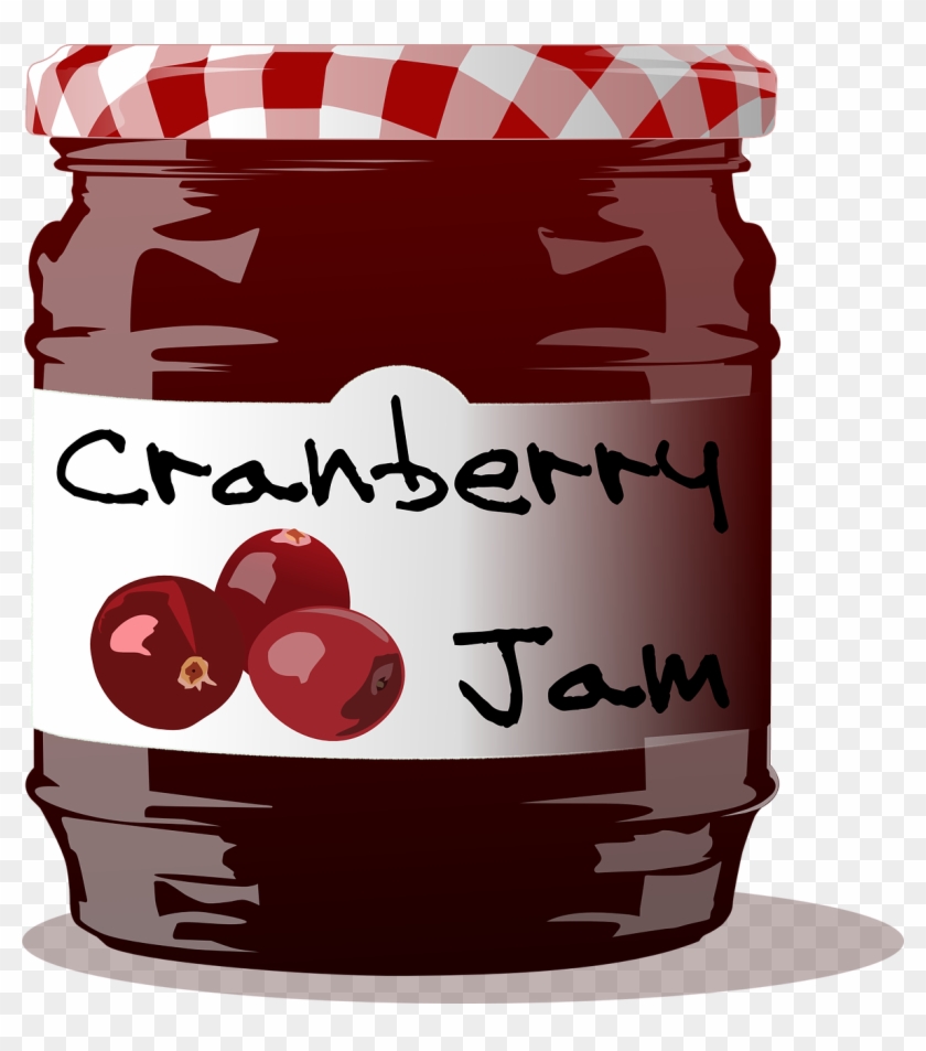 Cranberry Jam Jelly Food Fruit Png Image - Jam Transparent #632701