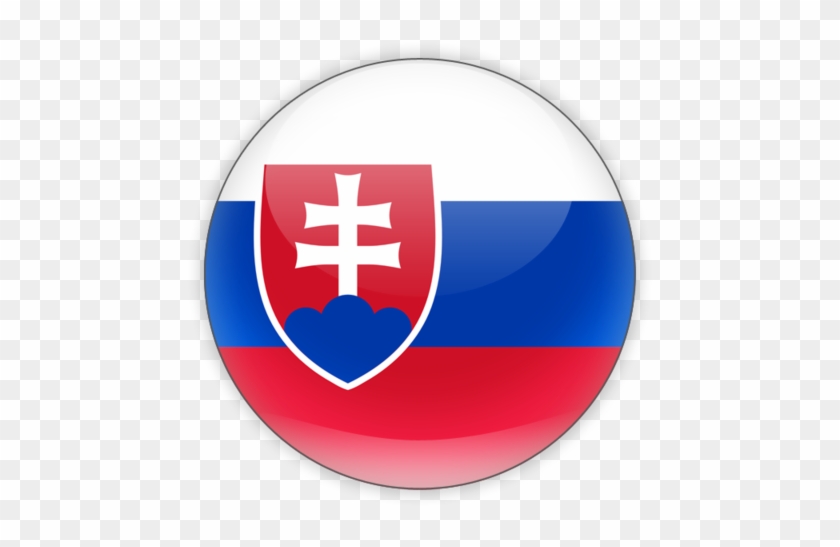 Illustration Of Flag Of Slovakia - Slovakia Flag Icon #632758