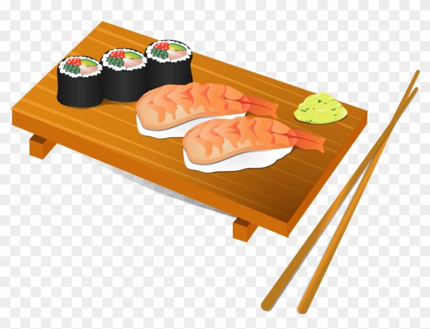 Japanese Food Clipart Cute Panda - Sushi Clipart #632763