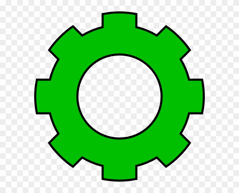 Green Gear Clipart #632939