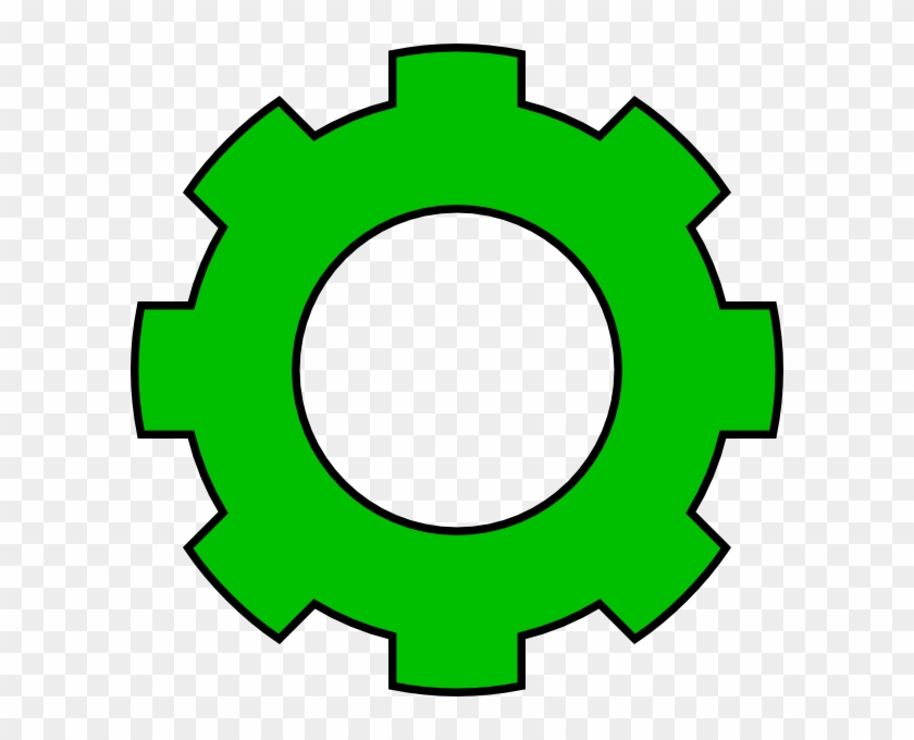 Green Gear Clipart #632939