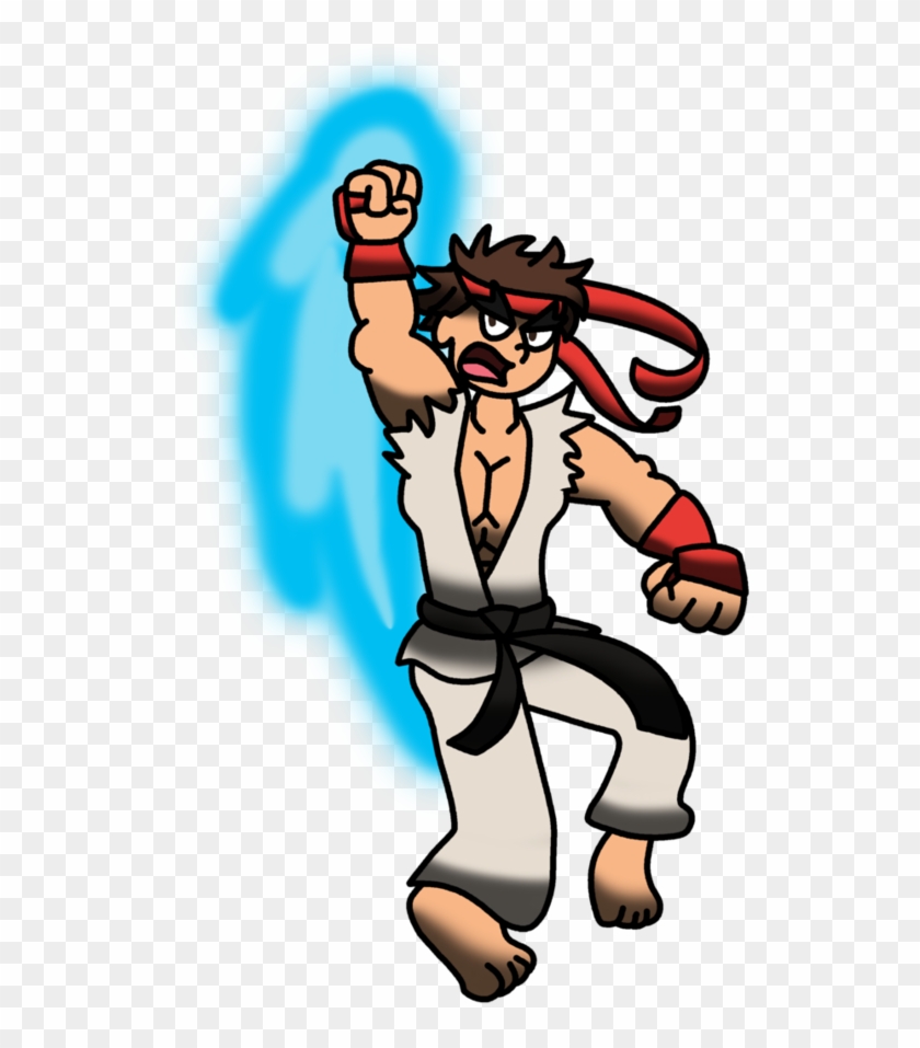 Ryu's Shoryuken By Endangeredcds - Ryu Shoryuken Drawn #632949