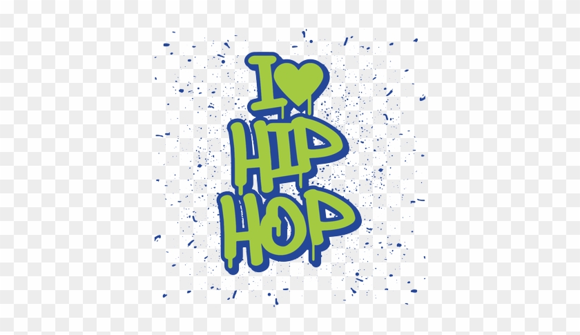 I Love Hiphop V2 T-shirt - Calligraphy #632984