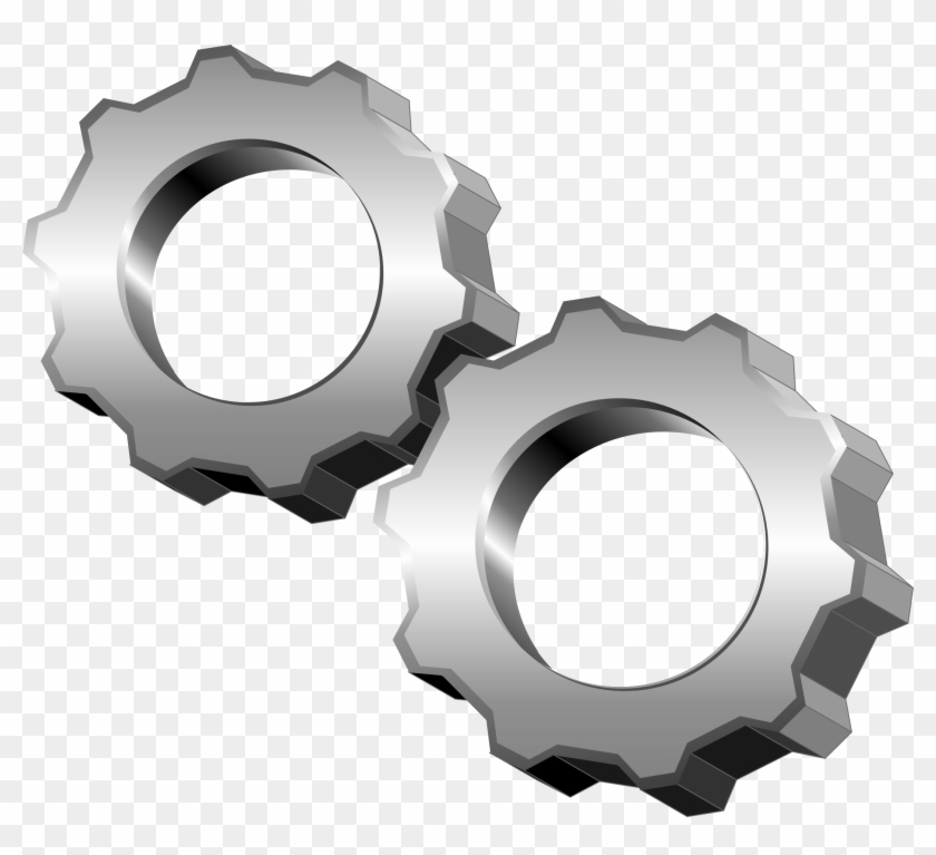Big Image - Free Clipart Of Gears #633000