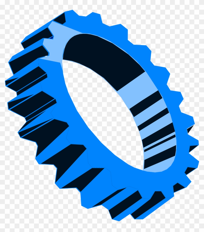 Blue Gear Clipart - Gear Clip Art #633032