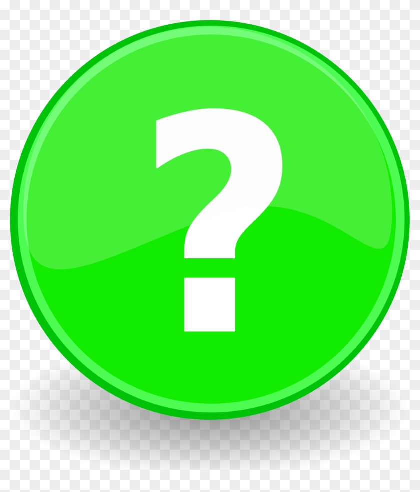 Open - Green Question Icon Png #633206