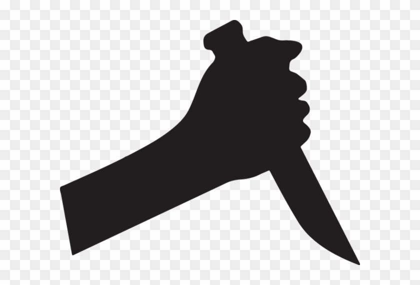 Vector Eps Clipart, Hand With Knife Copyright - Killer Clipart #633308