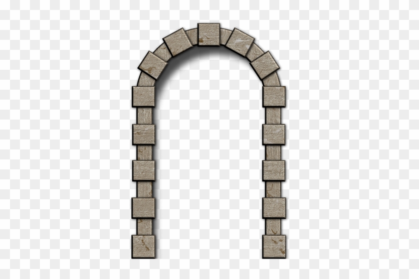 Gate-026 - Stone Door Frame Png #633319