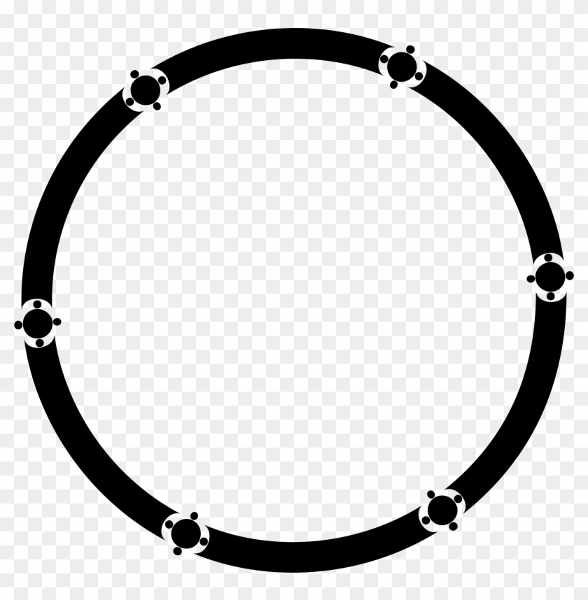 Wrought Iron Gate Frame - Circle #633339