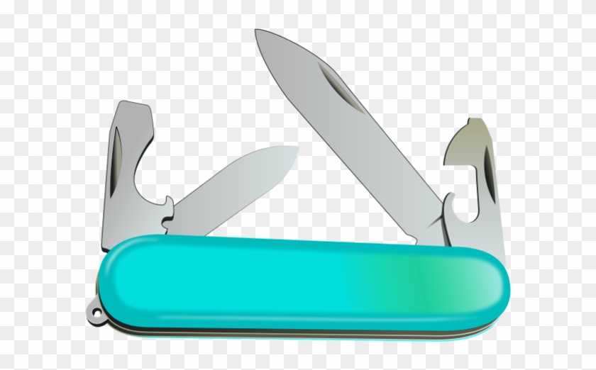 Swiss Army Knife Vector Clip Art - Swiss Army Knife #633348