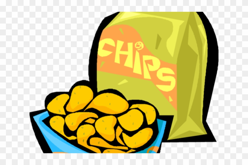 Snacks Cliparts - Potato Chips Clip Art #633440