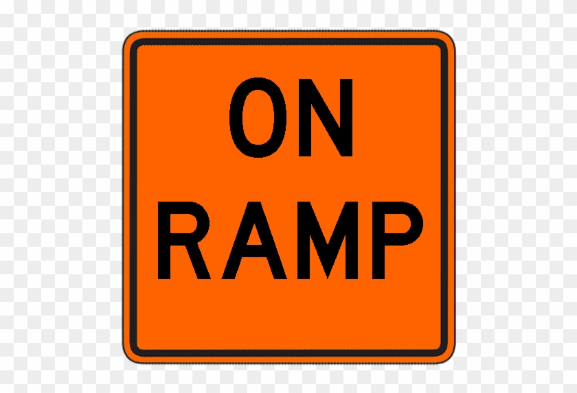 Rigid Sign On Ramp Plaque - Sign #633457