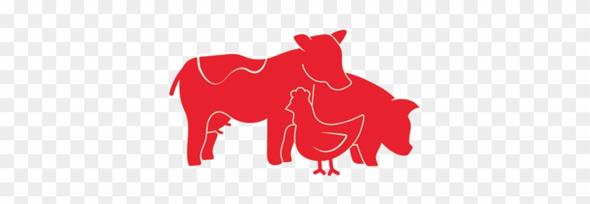Cow, Pig And Chicken Graphic - Dairy Cow #633548
