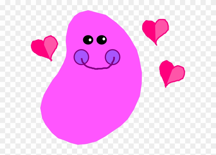 Jelly Bean Clip Art Vector Aoe7j4 Clipart - Pink Jellybean #633631