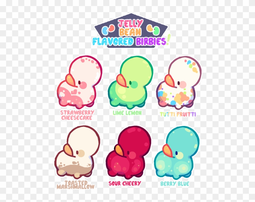 Jelly Bean Birbies By Milkpawz - Jelly Bean #633638