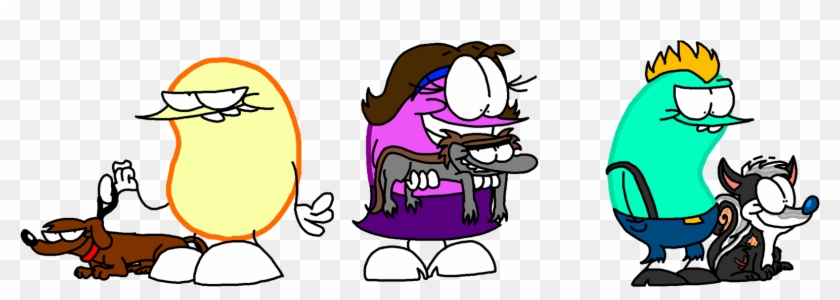 The Jelly Beans And Their Pets By Lotusbandicoot - Cartoon #633670