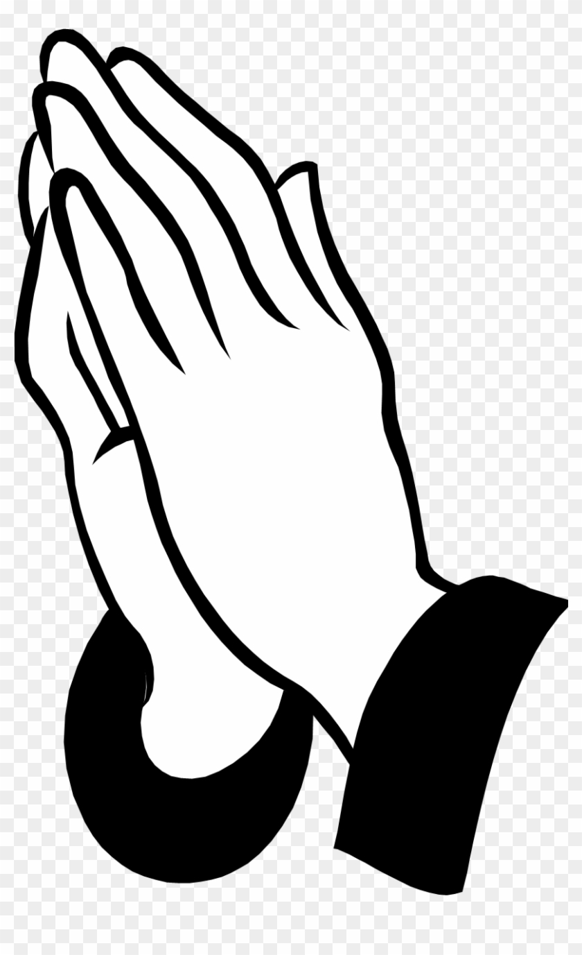 Change In Nigeria - Praying Hands Black And White Clipart #633806