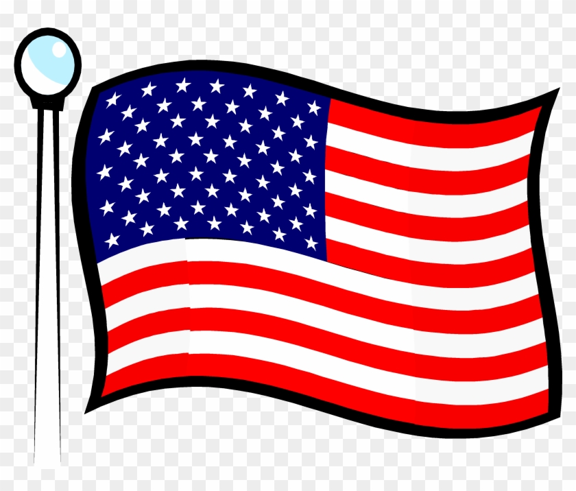 President Kennedy Established Goal Of Landing A Man - American Flag Png Gif #633820