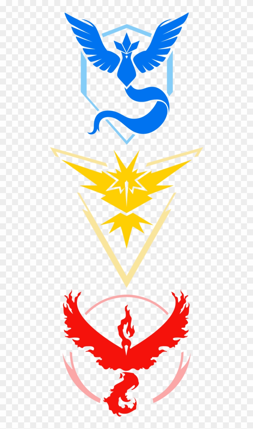 Pokemon Go Teams By Calicostonewolf - Pokemon Go Valor Vector #633894