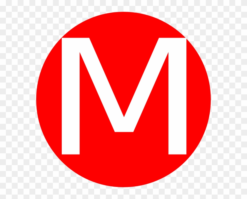 Red Letter M Transparent #633967