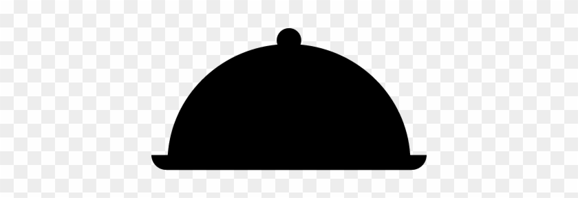 Food Covered Tray Silhouette Vector - Beret Svg #634072