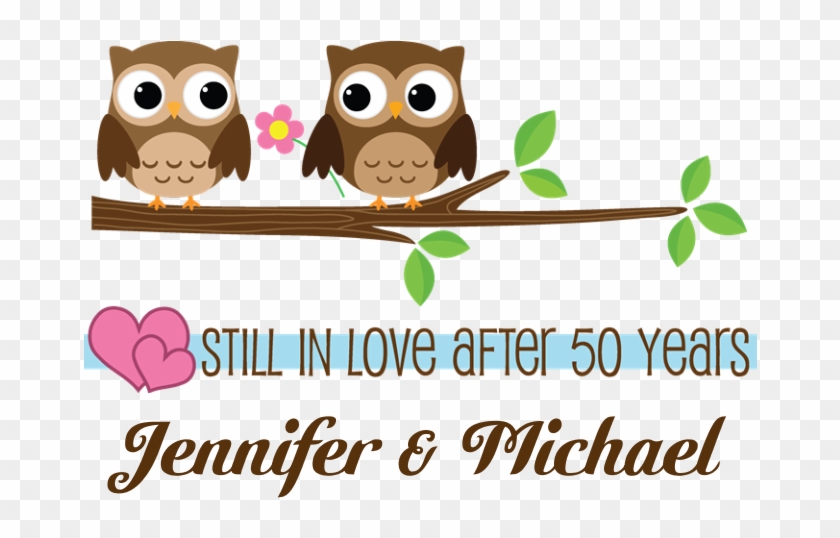 Favorite - Owl 50th Anniversary Yard Sign #112070