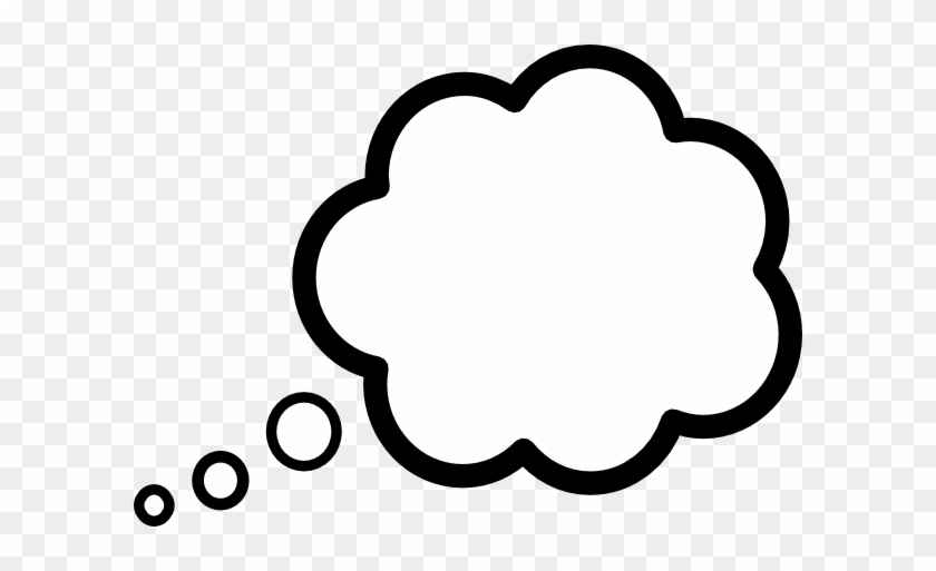 Cloud Clip Art - Thought Bubble Pdf #112178