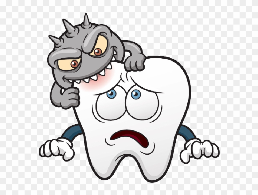 Tooth Clip Art Clipartwiz - Cavity In Teeth Cartoon #112271