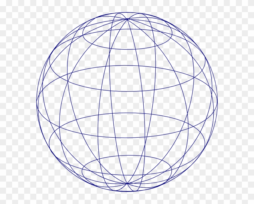 Sphere Shape Clipart - Mesh Sphere Png #112374