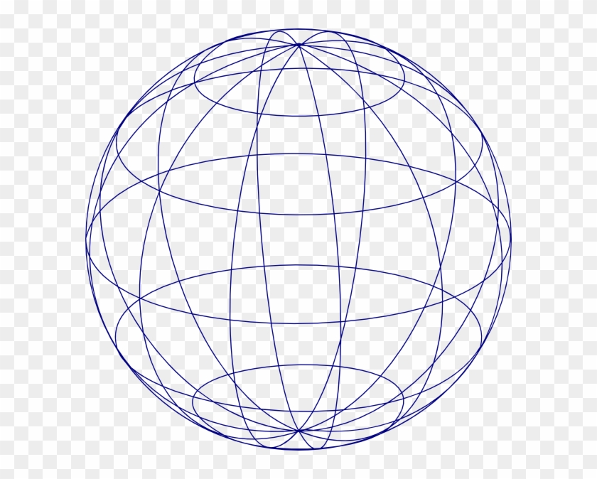 Sphere Shape Clipart - Mesh Sphere Png #112374