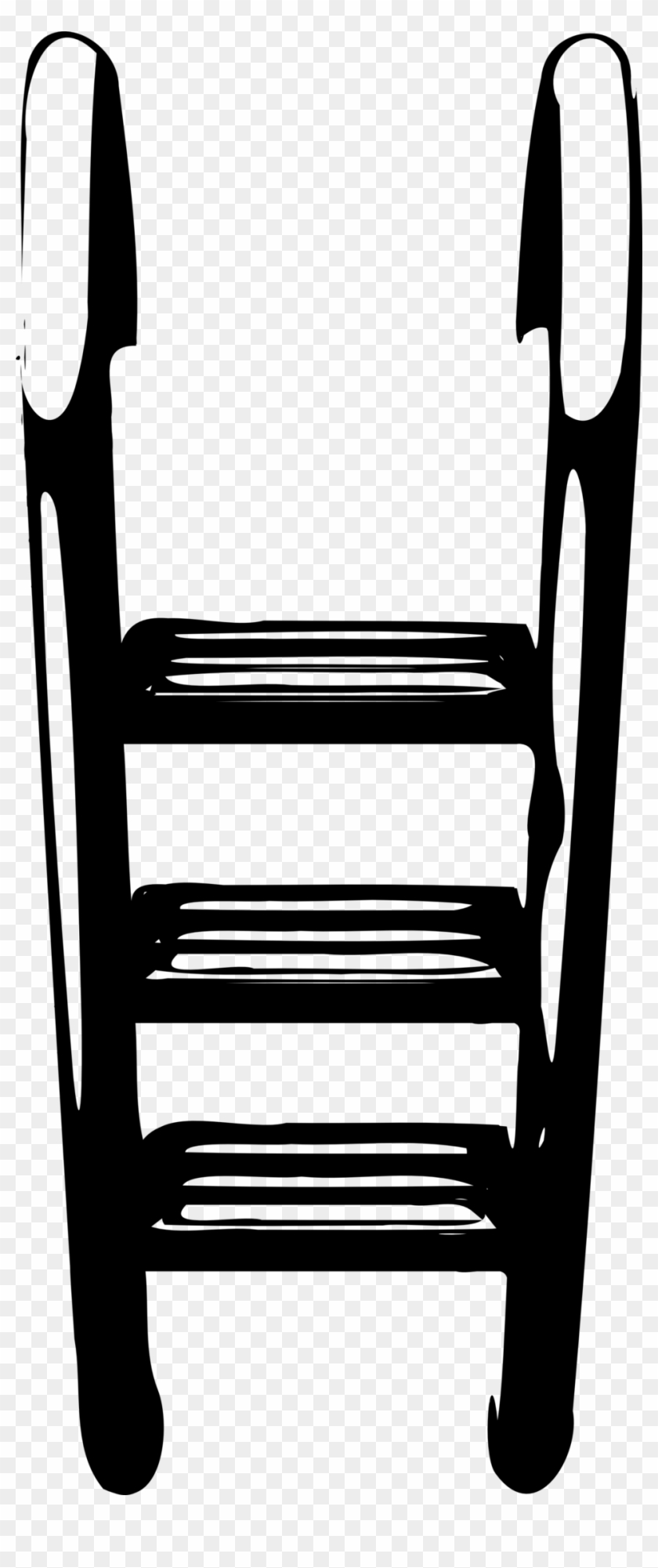 Swimming Pool Ladder - Pool Ladder Clip Art #112462