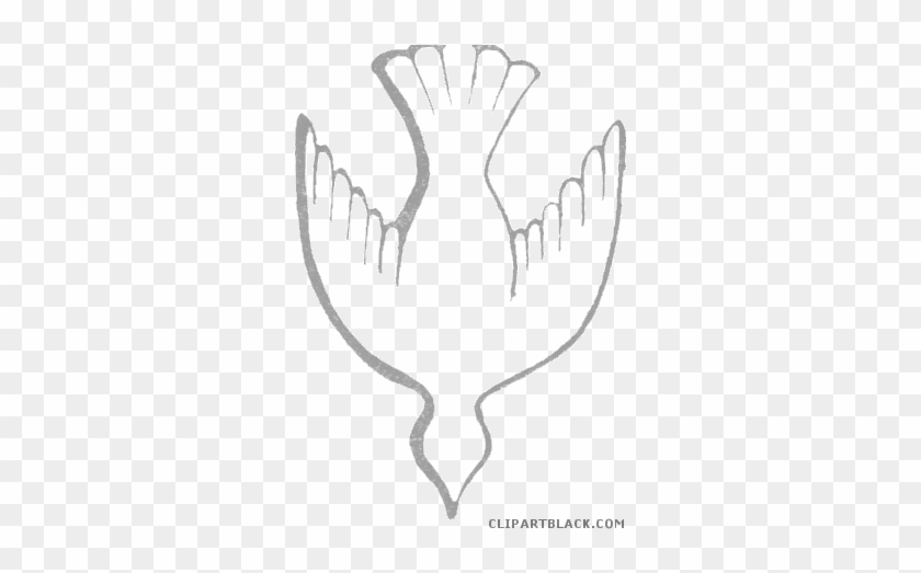 Holy Spirit Dove Animal Free Black White Clipart Images - Symbols Of The Holy Spirit #112473