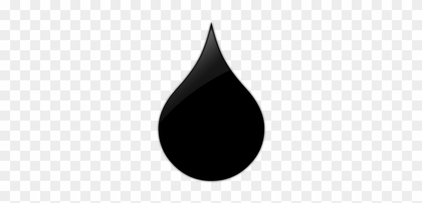 20 Teardrop Shapes Clip Art - Black Drop Of Water #112513
