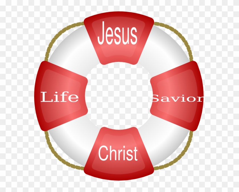 Jesus Is A Life Saver - Nautical Clipart #112593