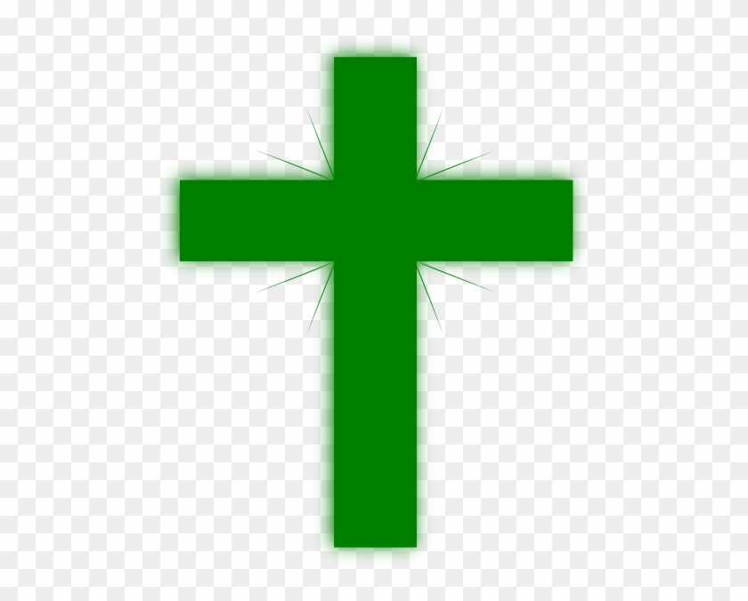 Green Cross Th Clip Art At Clkercom Vector - Cross #112690