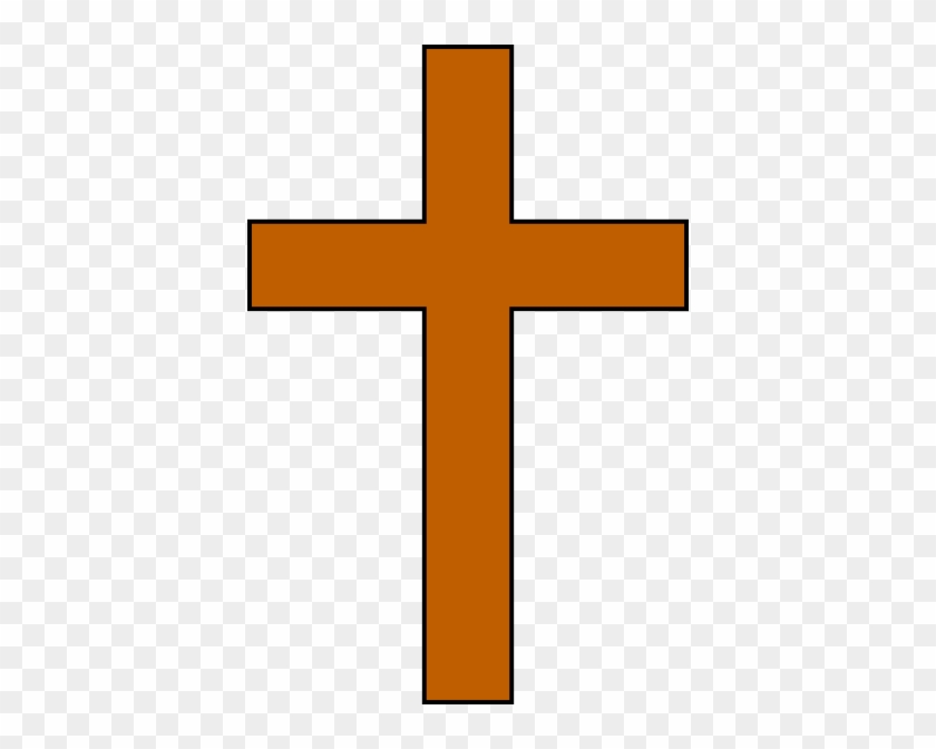 Brown Cross Clip Art Free - Brown Cross #112691