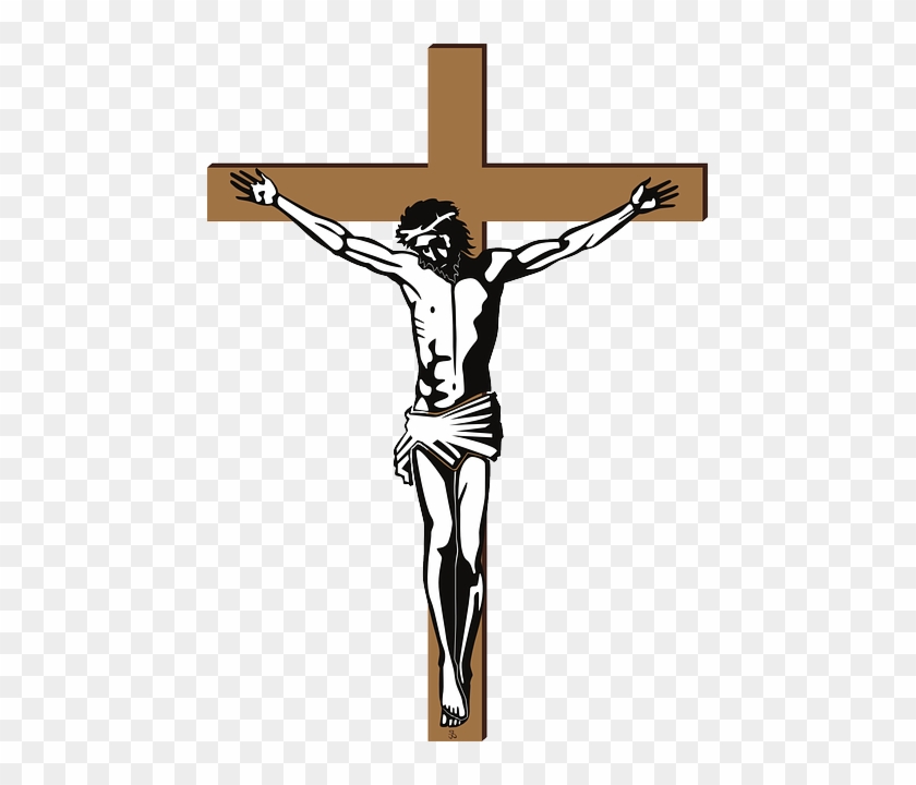 Christian Cross Png Transparent Images - Christ On Cross Vector #112701