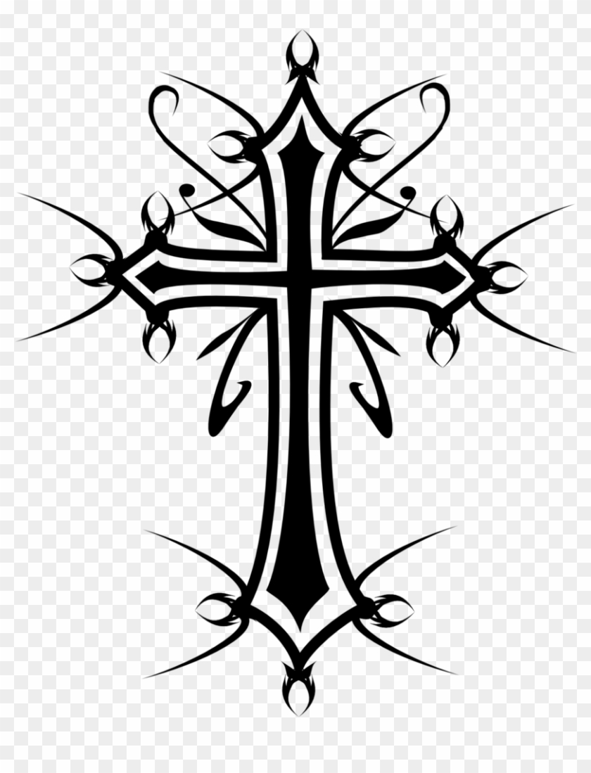 Celtic Cross Christian Cross Drawing Clip Art - Tattoo Cruz Png #112710