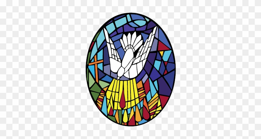 Contact Church Of The Holy Spirit - Stained Glass Holy Spirit Dove Png #112717