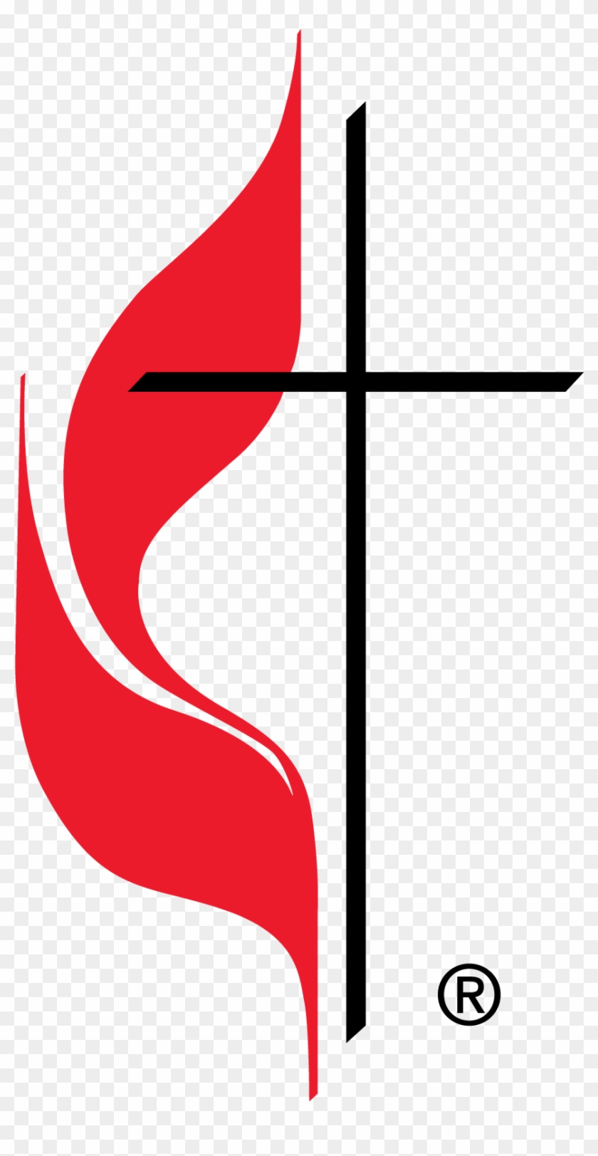 Clipart Methodist Cross Flame Best Photos Of And Clip - Welcome New Members Church #112722