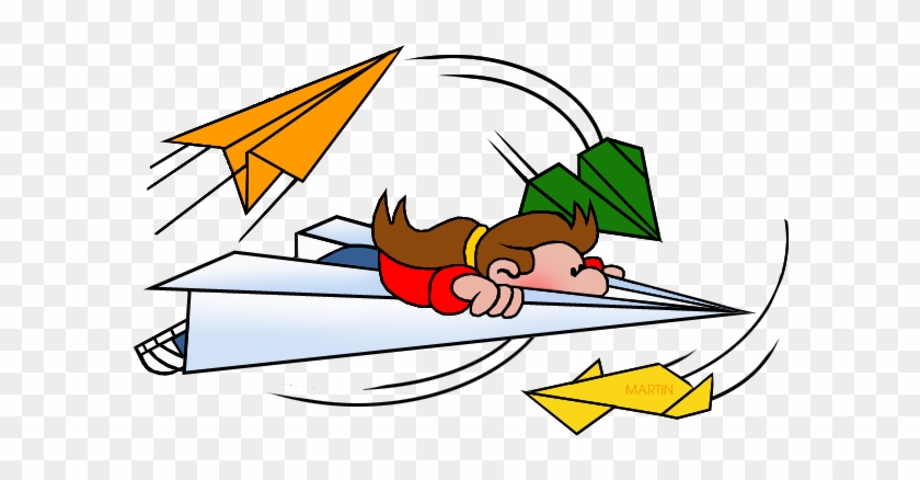 Clipart Of Paper Airplanes Science Clip Art By Phillip - Clip Art Paper Airplane #112772