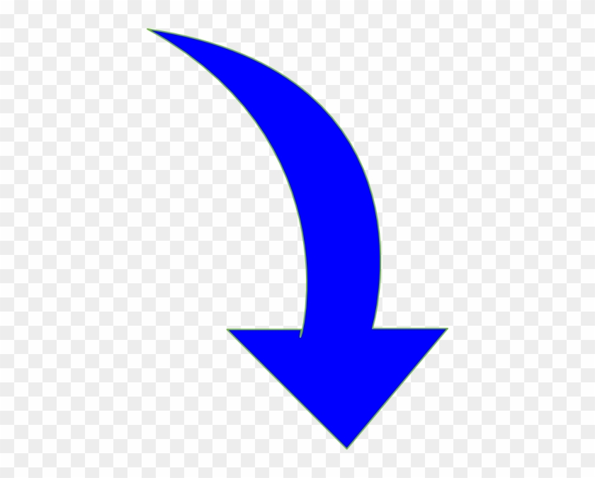 Clip Arts Related To - Curved Arrow Pointing Down #112846