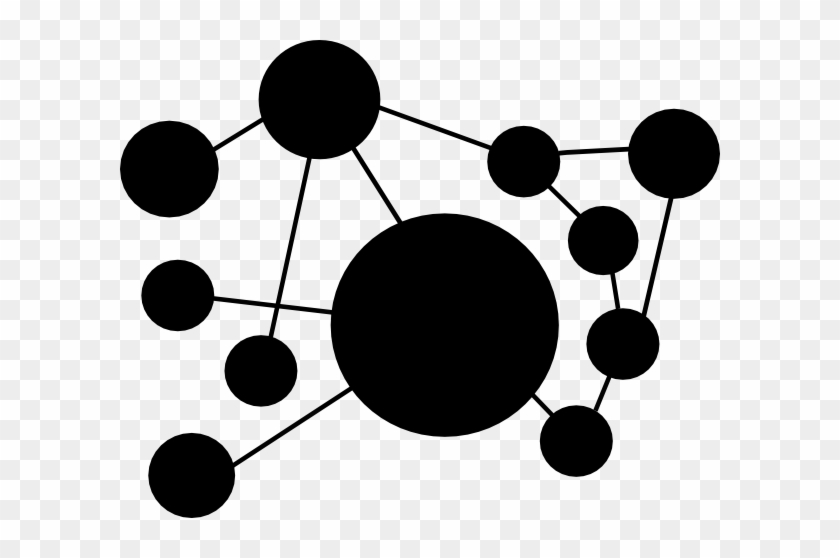 Network For Powerpoint Clipart - Network Black And White #112958