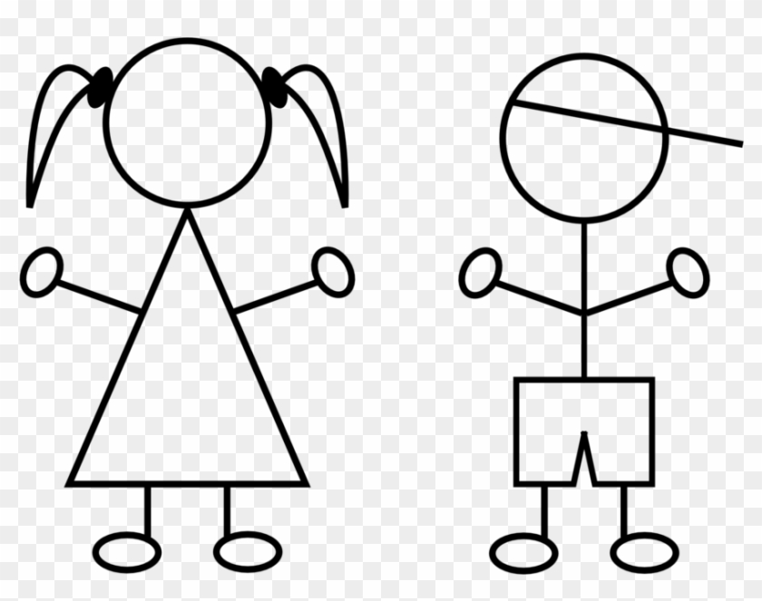Marriage - Kaleidoscope - Cartoon Boy And Girl Stick Figures #113066