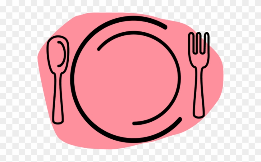 Plate Clipart Large - Dinner Plates Clipart #113558