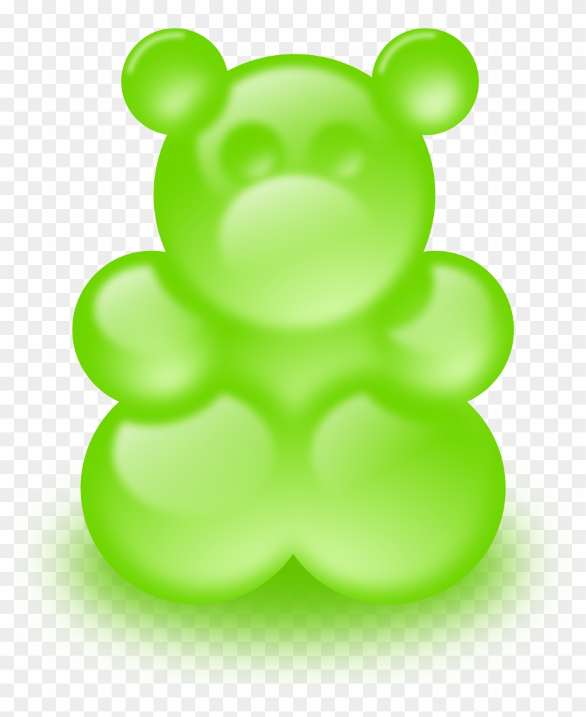 Green Gummy Bear Clip Art - Gummy Bear Clip Art #113566