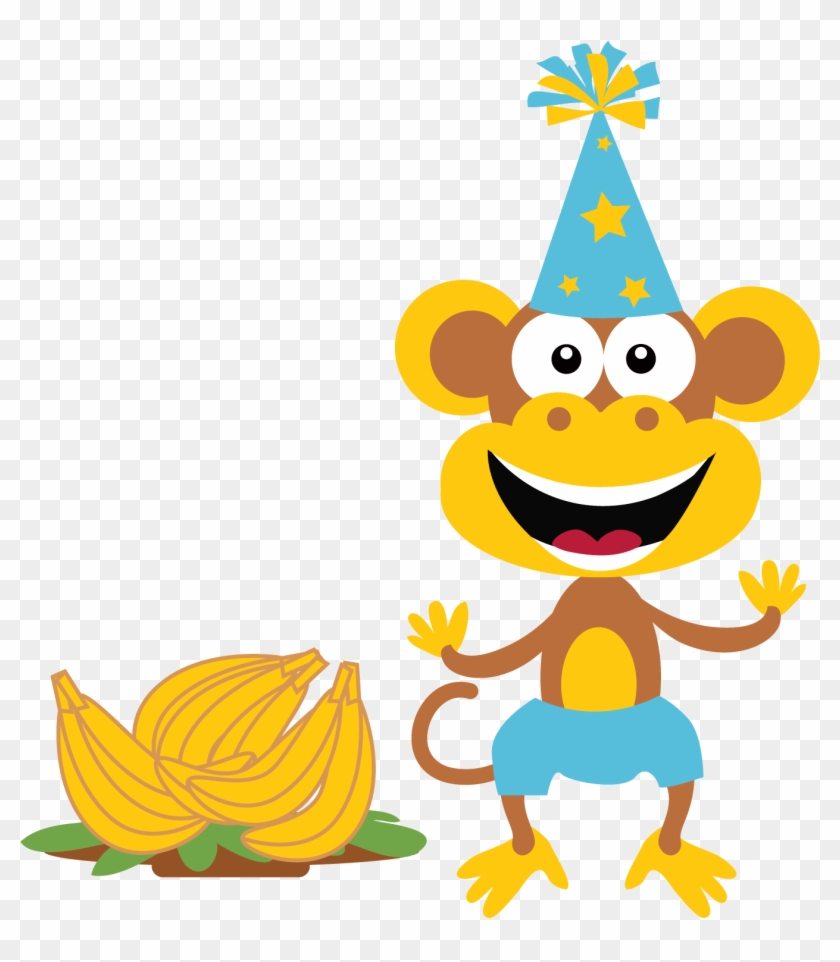 Boy - Monkey - Clip - Art - Party Monkey Clipart #113707