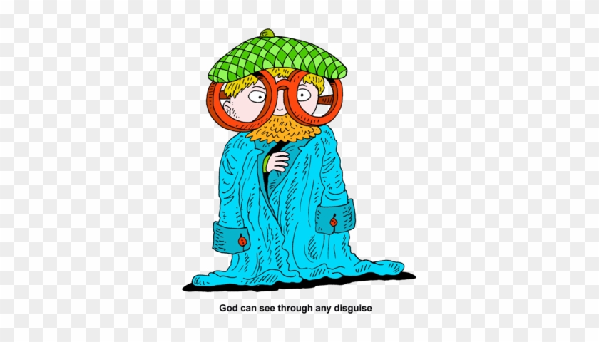 God Sees Through Disguises - Disguise Clipart #113760