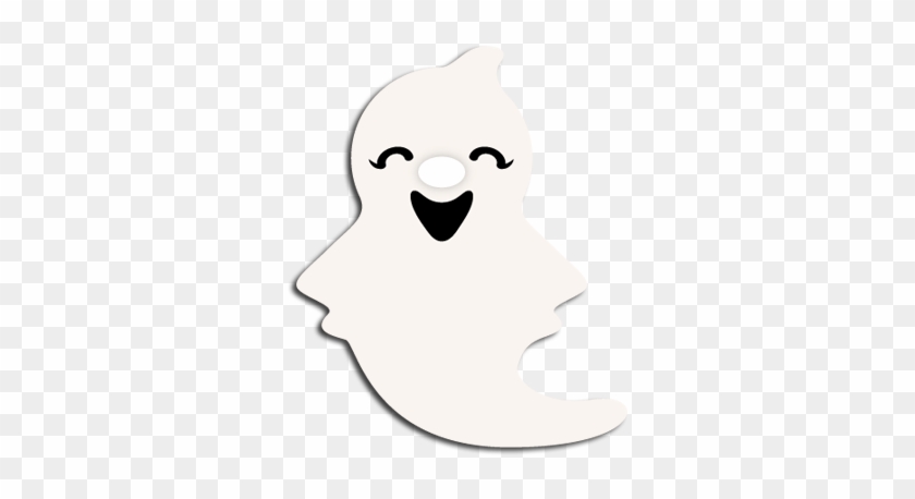 Ghosty - Cute Ghost Silhouette #114211